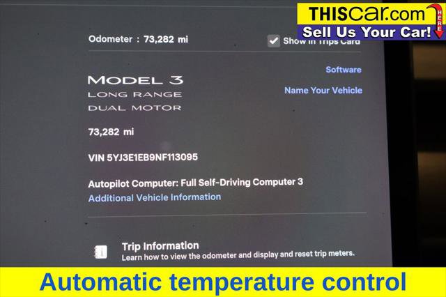 Used 2022 Tesla Model 3 Long Range AWD/4WD image 13