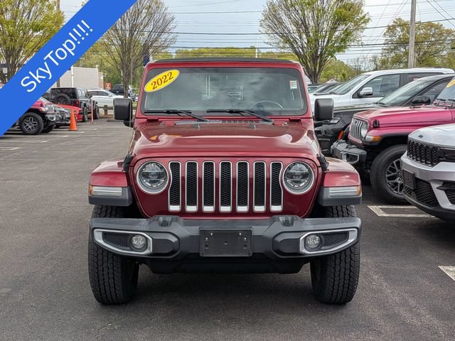 Certified 2022 Jeep Wrangler Unlimited Sahara w/ LED Lighting Group AWD/4WD image 8
