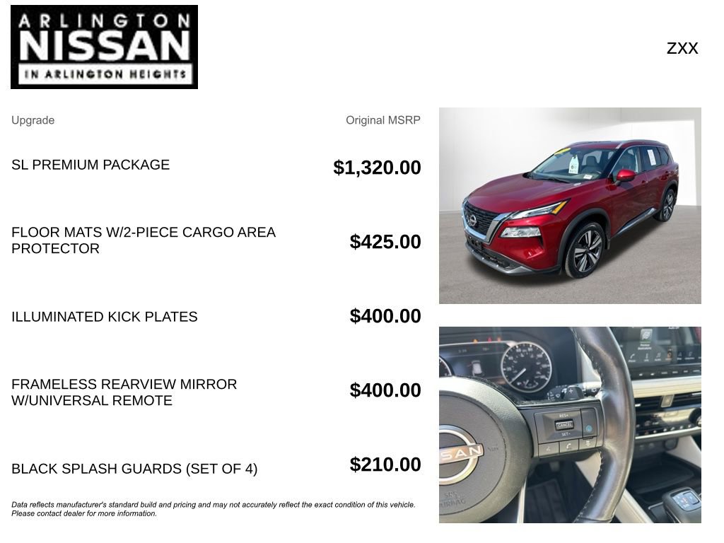 Used 2022 Nissan Rogue SL w/ SL Premium Package image 4