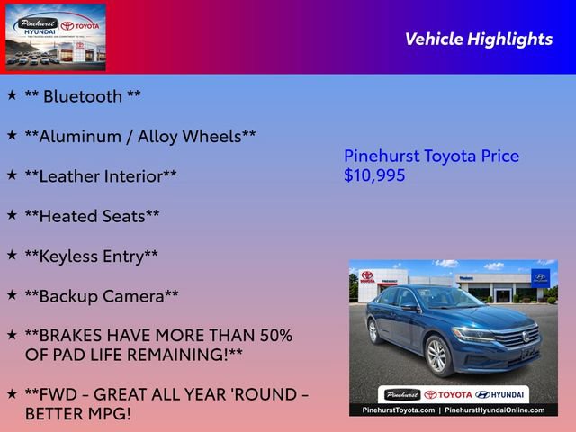 Used 2020 Volkswagen Passat 2.0T SE FWD image 16