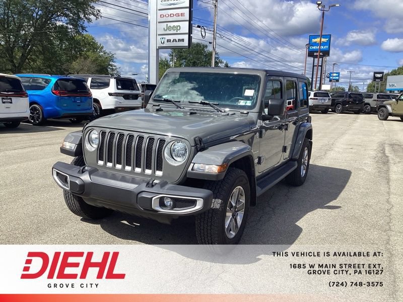 Used 2022 Jeep Wrangler Unlimited Sahara w/ Cold Weather Group AWD/4WD image 3