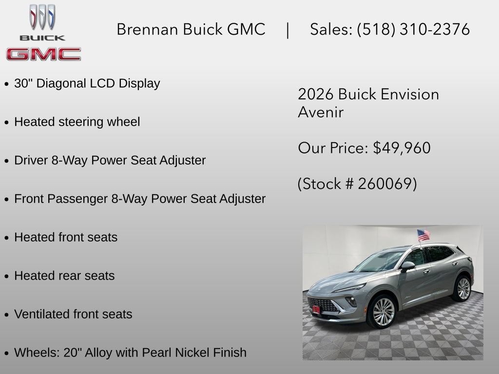 New 2026 Buick Envision Avenir AWD/4WD image 12