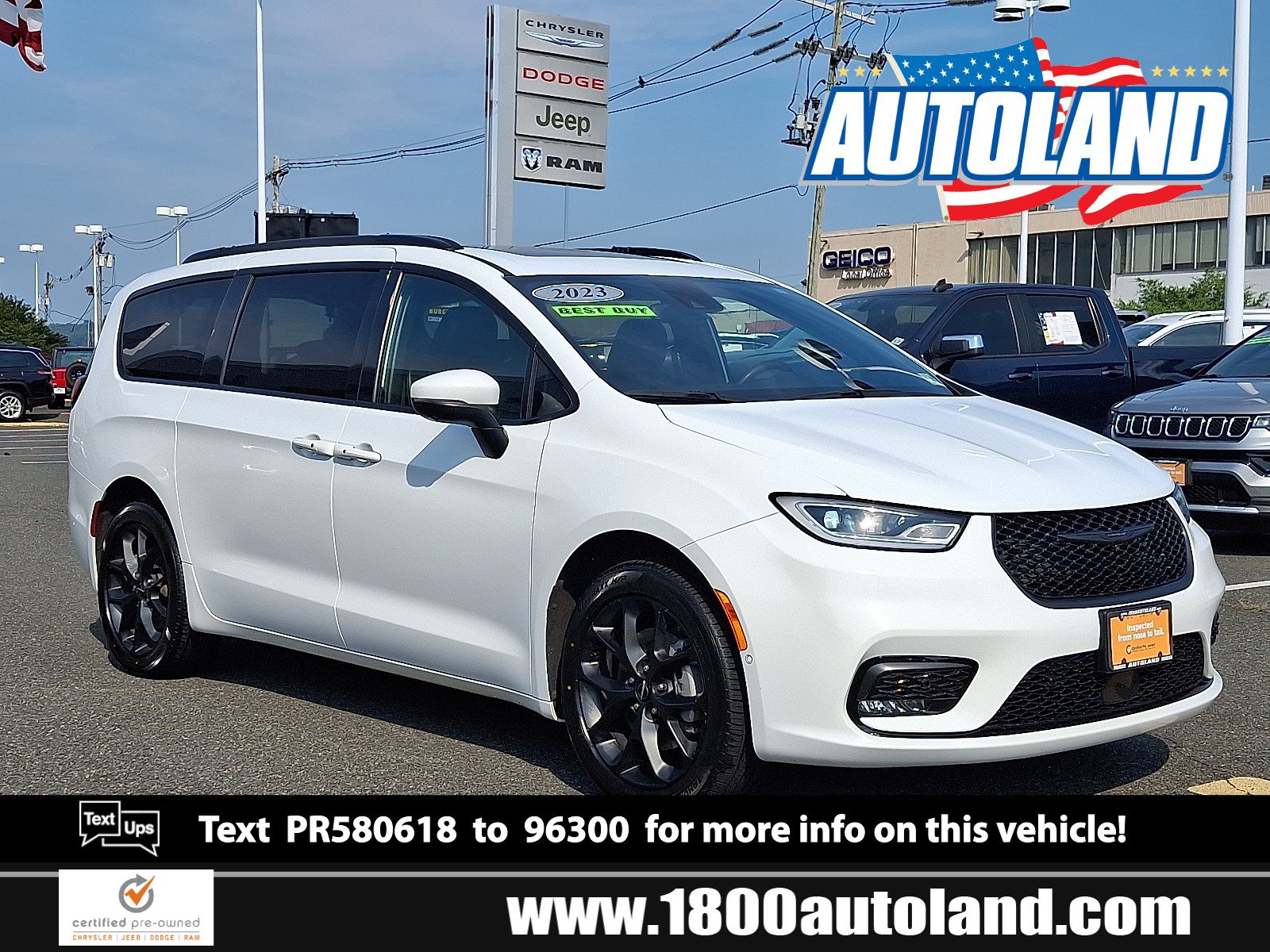 Certified 2023 Chrysler Pacifica Touring-L w/ S Appearance Package AWD/4WD image 1