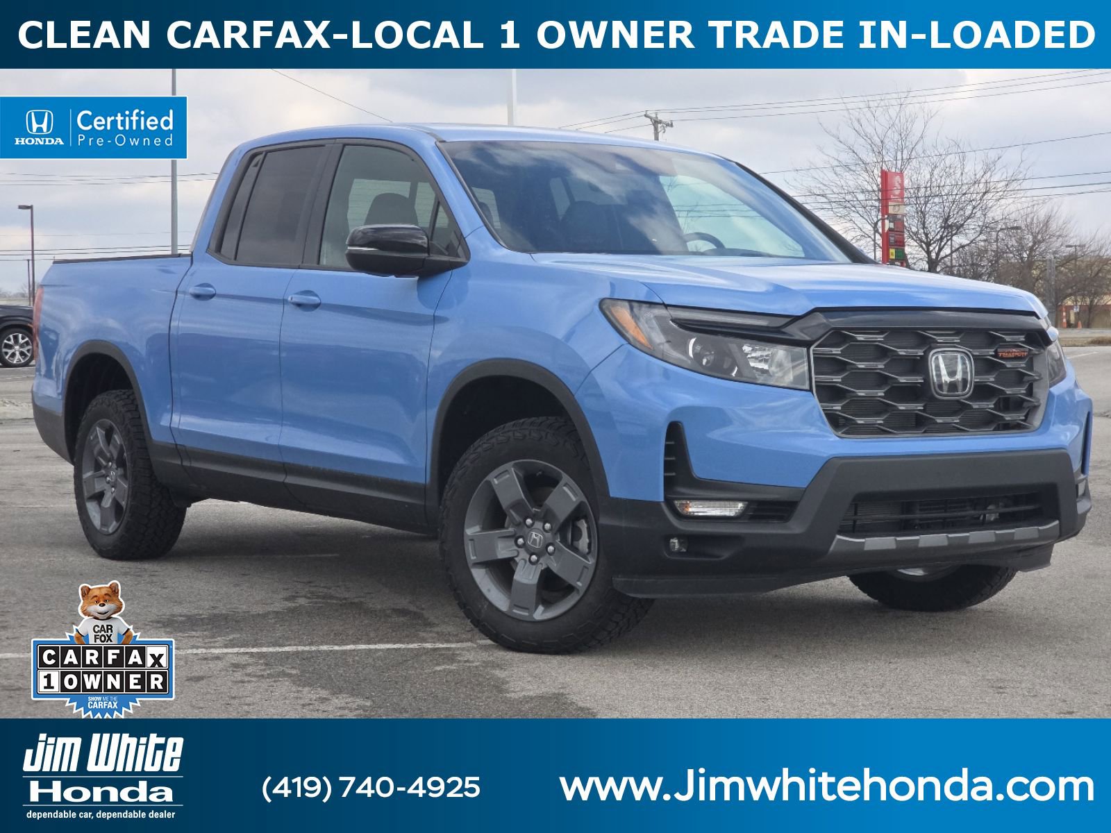 Certified 2025 Honda Ridgeline TrailSport