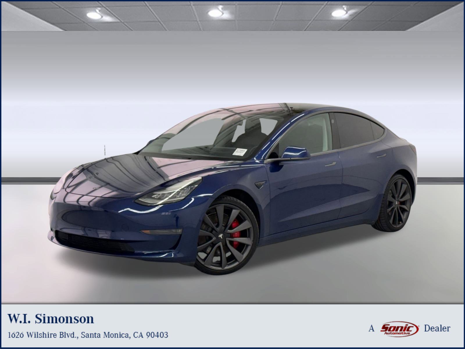 Used 2020 Tesla Model 3 Performance image 1