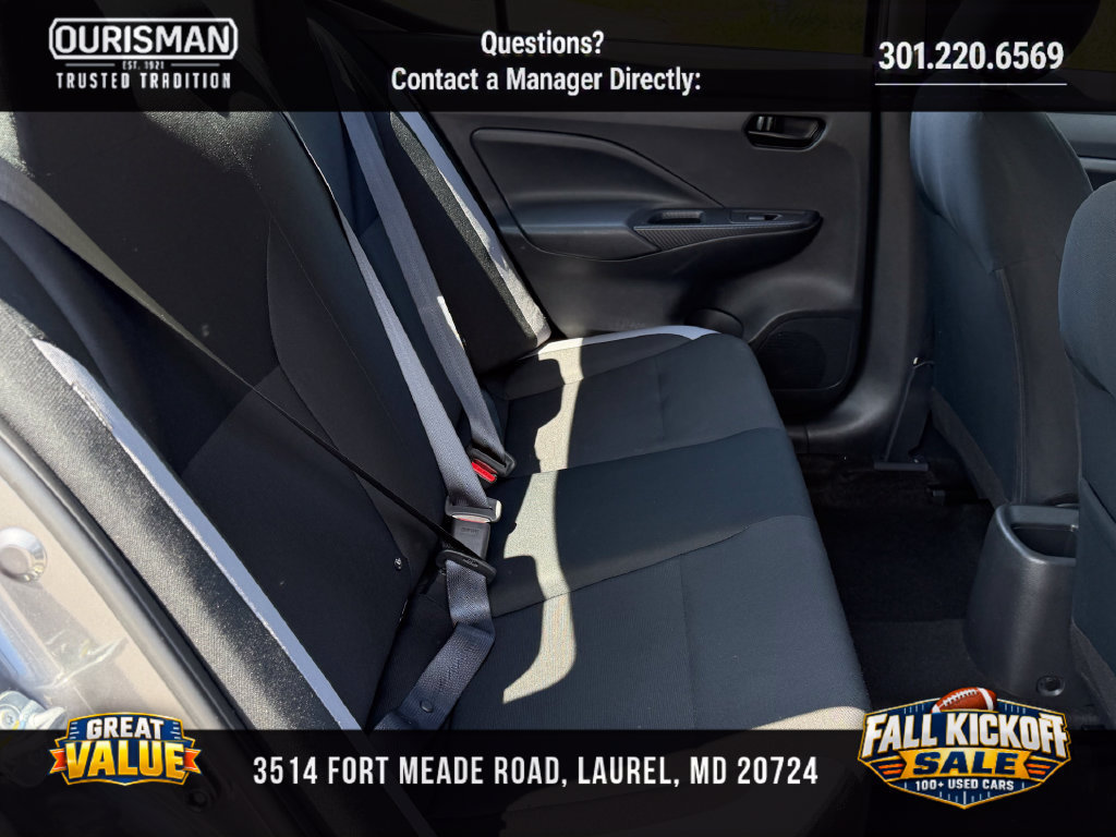 Used 2025 Nissan Versa S w/ Trunk Package FWD image 13