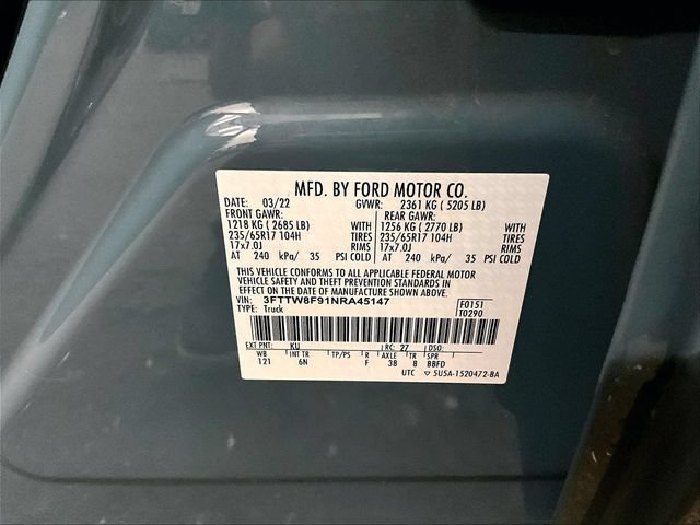 Used 2022 Ford Maverick Lariat w/ Lariat Luxury Package AWD/4WD image 33
