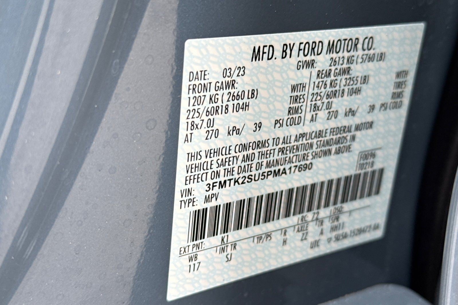 Certified 2023 Ford Mustang Mach-E California Route 1 AWD/4WD image 33