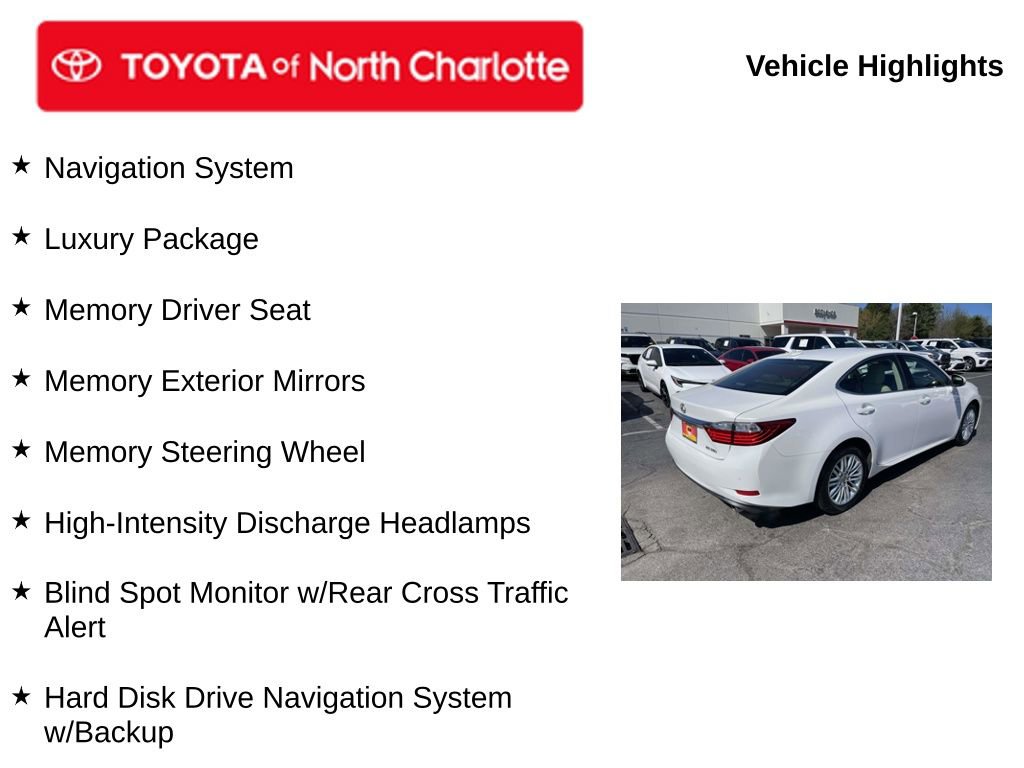 Used 2014 Lexus ES 350 350 w/ Luxury Package image 5