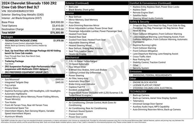 Used 2024 Chevrolet Silverado 1500 ZR2 w/ Technology Package image 31