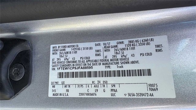 Used 2018 Ford F150 XLT w/ Equipment Group 302A Luxury image 36