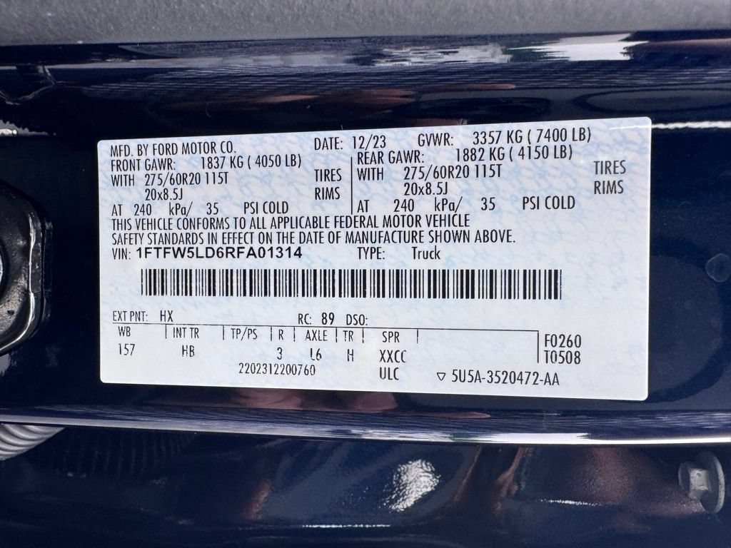 Used 2024 Ford F150 Lariat AWD/4WD image 50