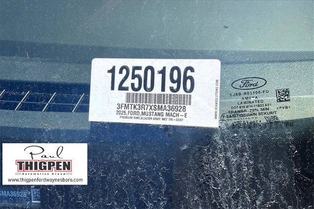 New 2025 Ford Mustang Mach-E Premium w/ Interior Protection Package image 13