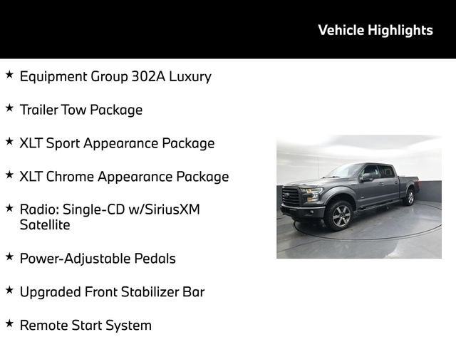 Used 2017 Ford F150 XLT w/ Equipment Group 302A Luxury image 5