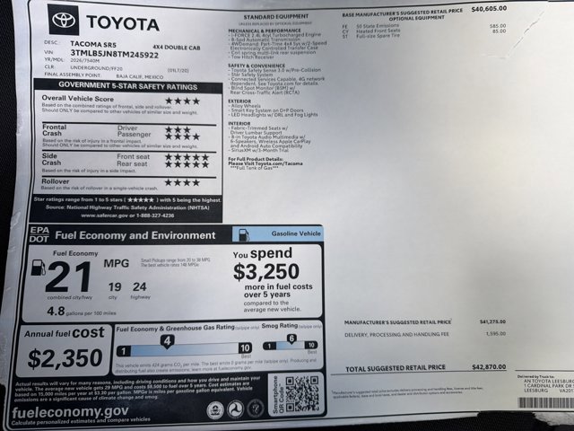 New 2026 Toyota Tacoma SR5 image 24