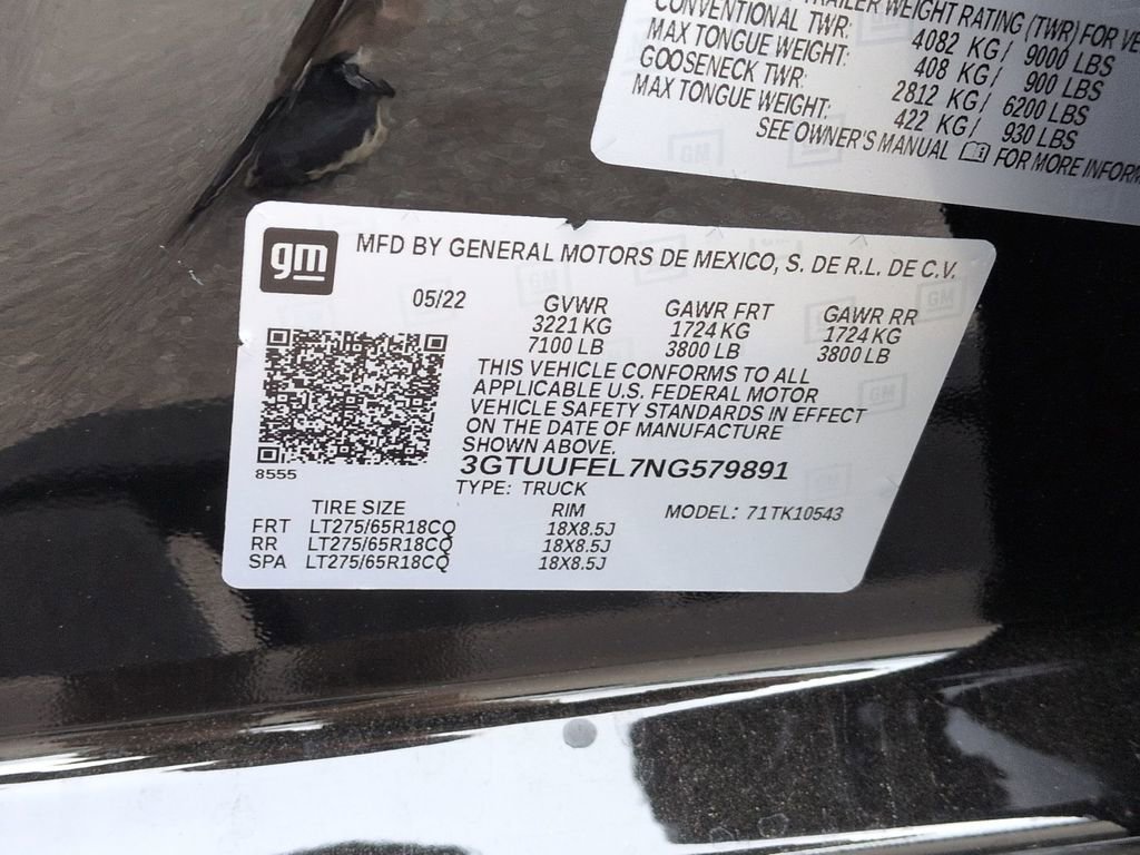 Used 2022 GMC Sierra 1500 AT4X AWD/4WD image 30