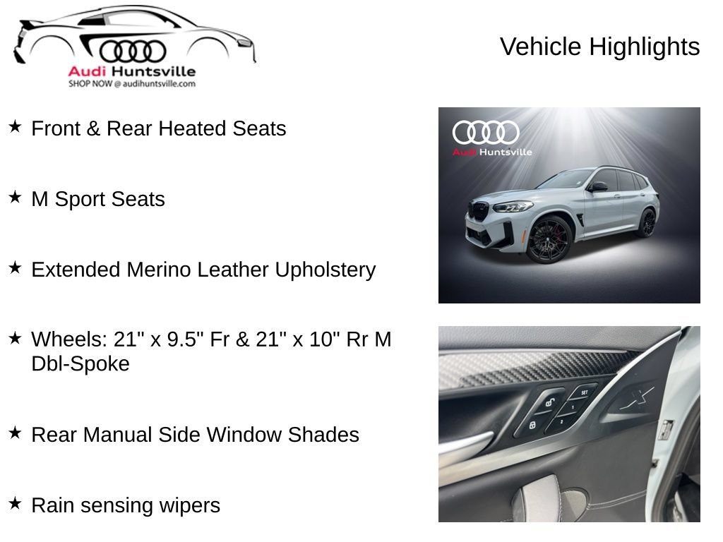 Used 2022 BMW X3 M w/ Competition Package AWD/4WD image 24