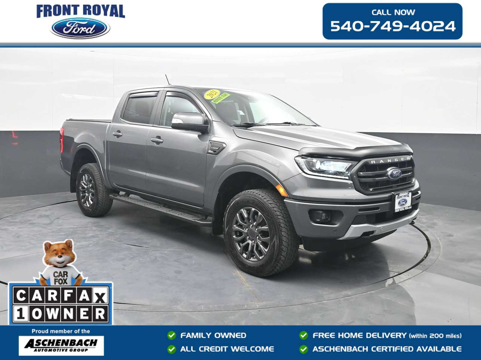 Used 2021 Ford Ranger Lariat w/ Equipment Group 501A High