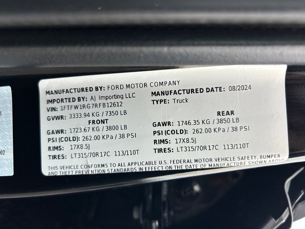 Used 2024 Ford F150 Raptor image 28