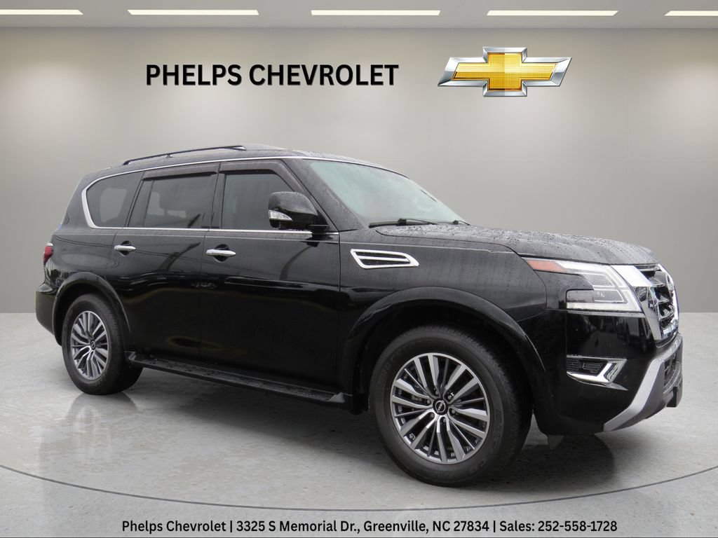Used 2023 Nissan Armada SL w/ Captain's Chairs Package RWD image 1
