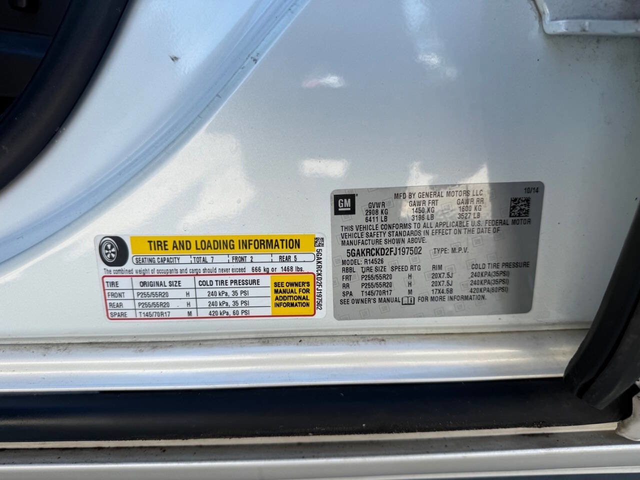 Used 2015 Buick Enclave Premium w/ Experience Buick Package FWD image 34