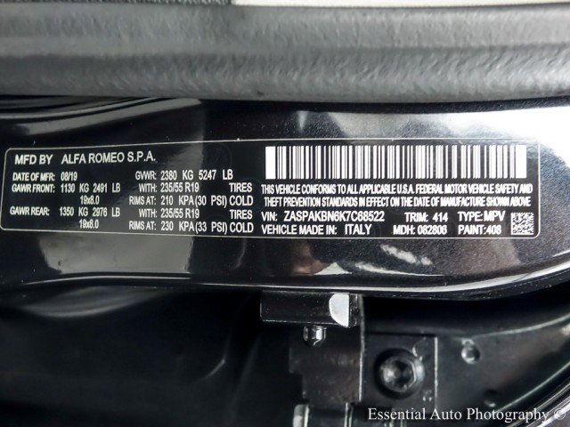 Used 2019 Alfa Romeo Stelvio Ti AWD/4WD image 34
