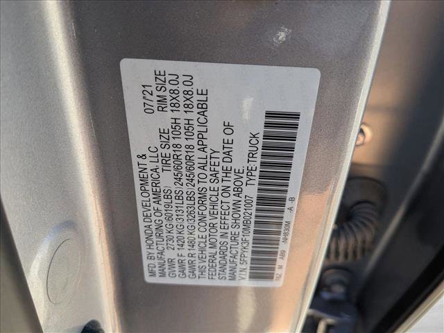Used 2021 Honda Ridgeline Sport image 22