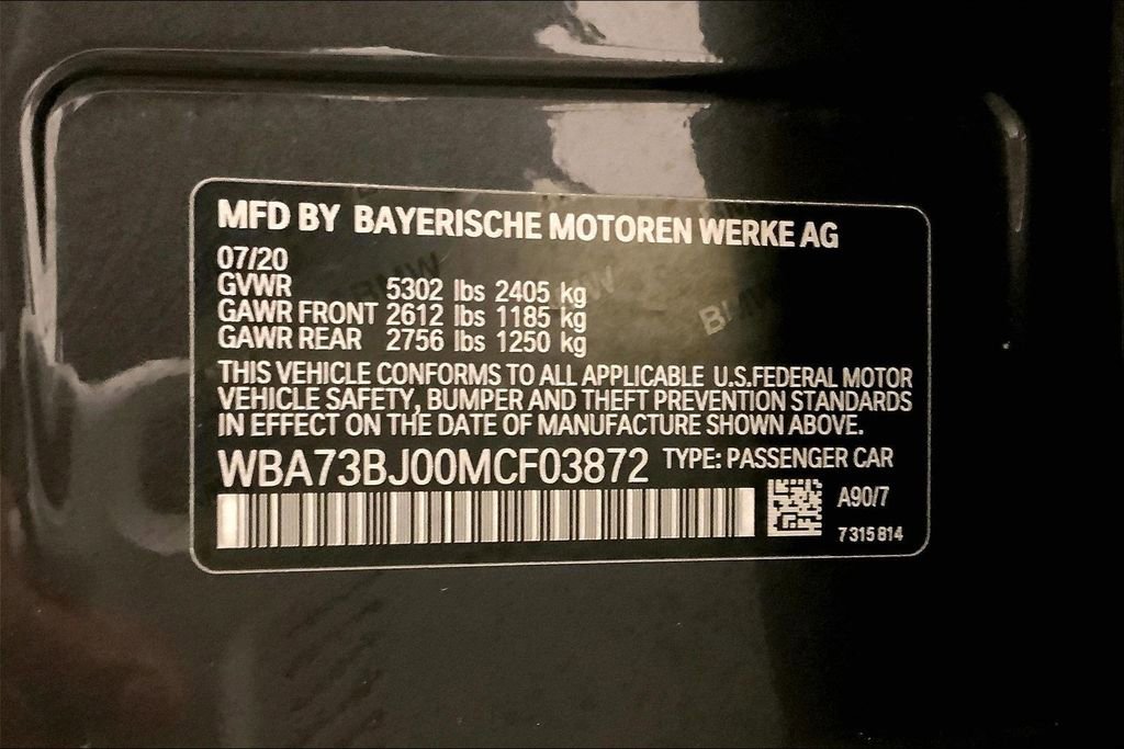 Used 2021 BMW 540i xDrive w/ Executive Package AWD/4WD image 32