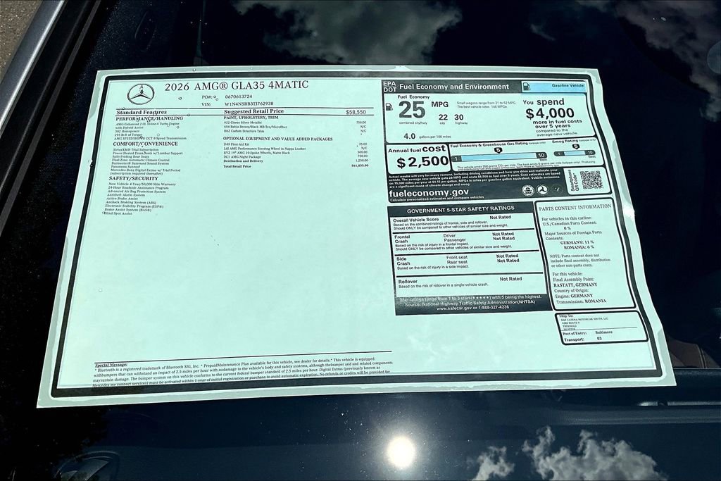 New 2026 Mercedes-Benz GLA 35 AMG 4MATIC image 14