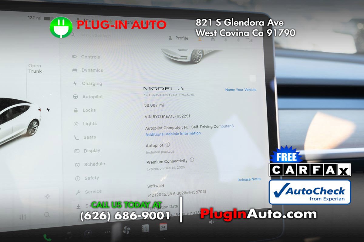 Used 2020 Tesla Model 3 Standard Range Plus image 29