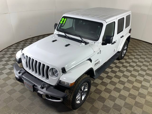 Used 2021 Jeep Wrangler Unlimited Sahara w/ Uconnect 4C Nav & Sound Group image 9