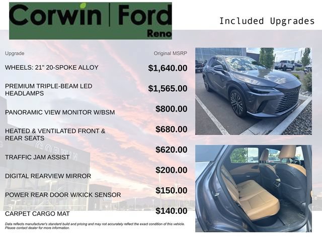 Used 2023 Lexus RX 350 Premium Plus w/ Cold Area Package AWD/4WD image 3