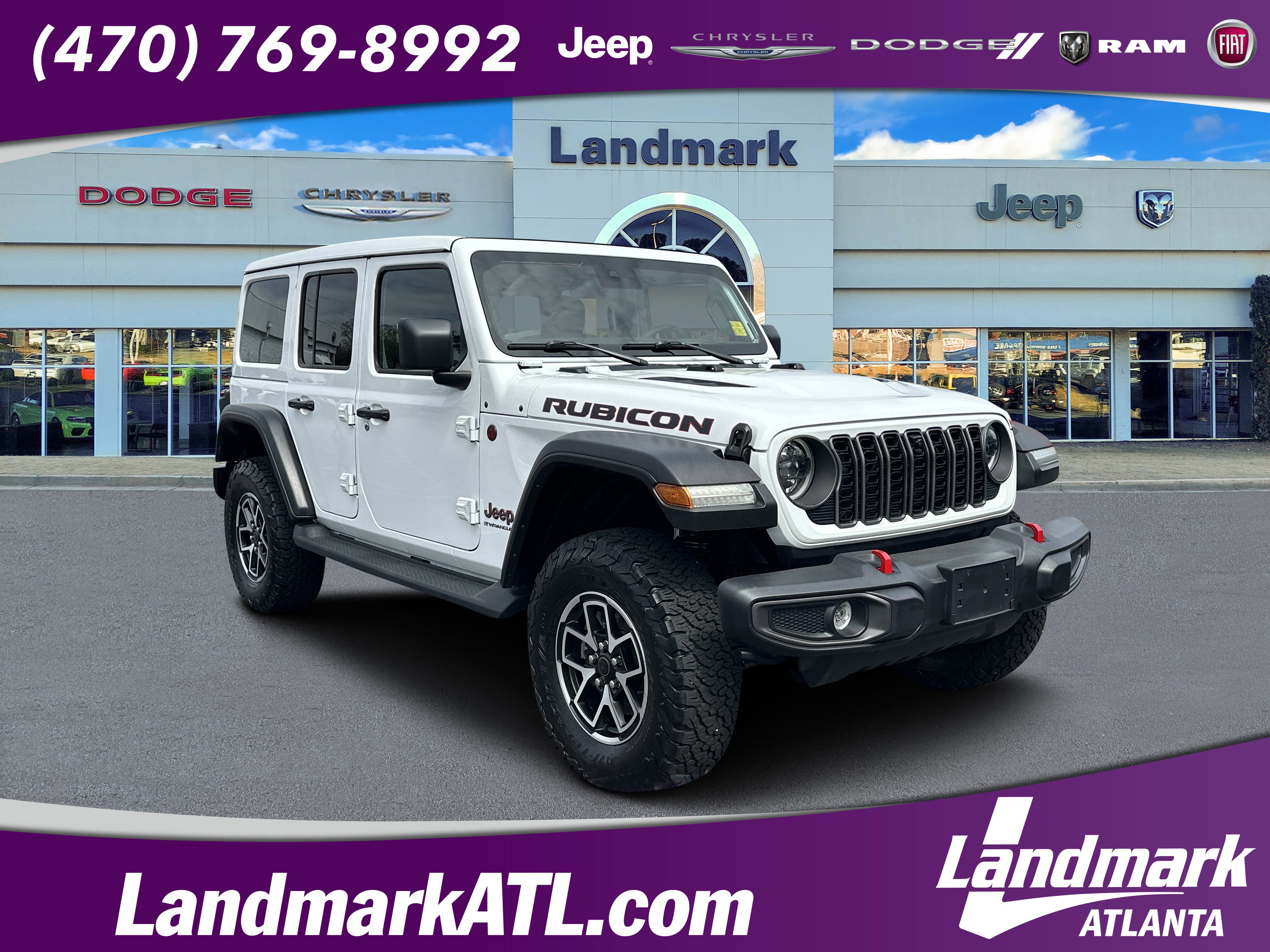 Used 2024 Jeep Wrangler Unlimited Rubicon w/ Technology Group image 1