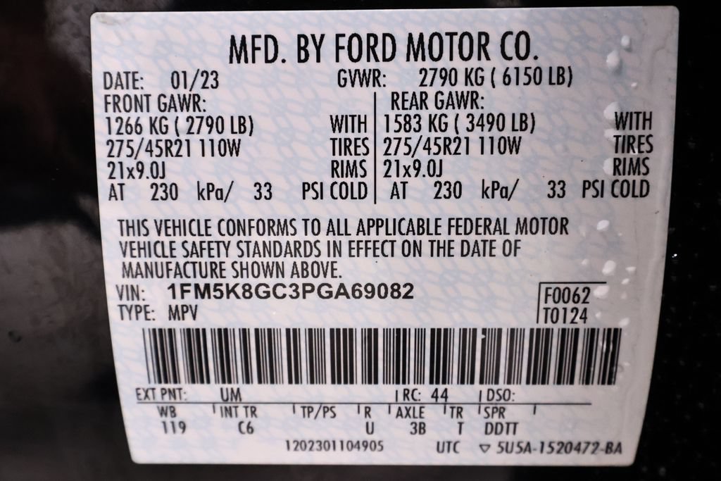 Certified 2023 Ford Explorer ST w/ Equipment Group 401A AWD/4WD image 60