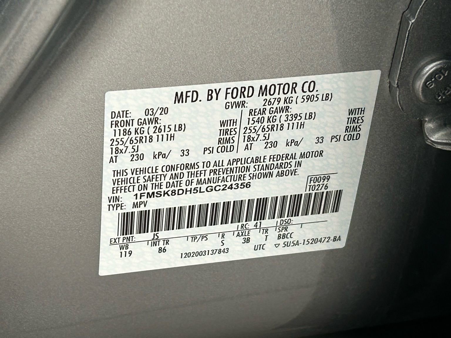 Used 2020 Ford Explorer XLT image 31