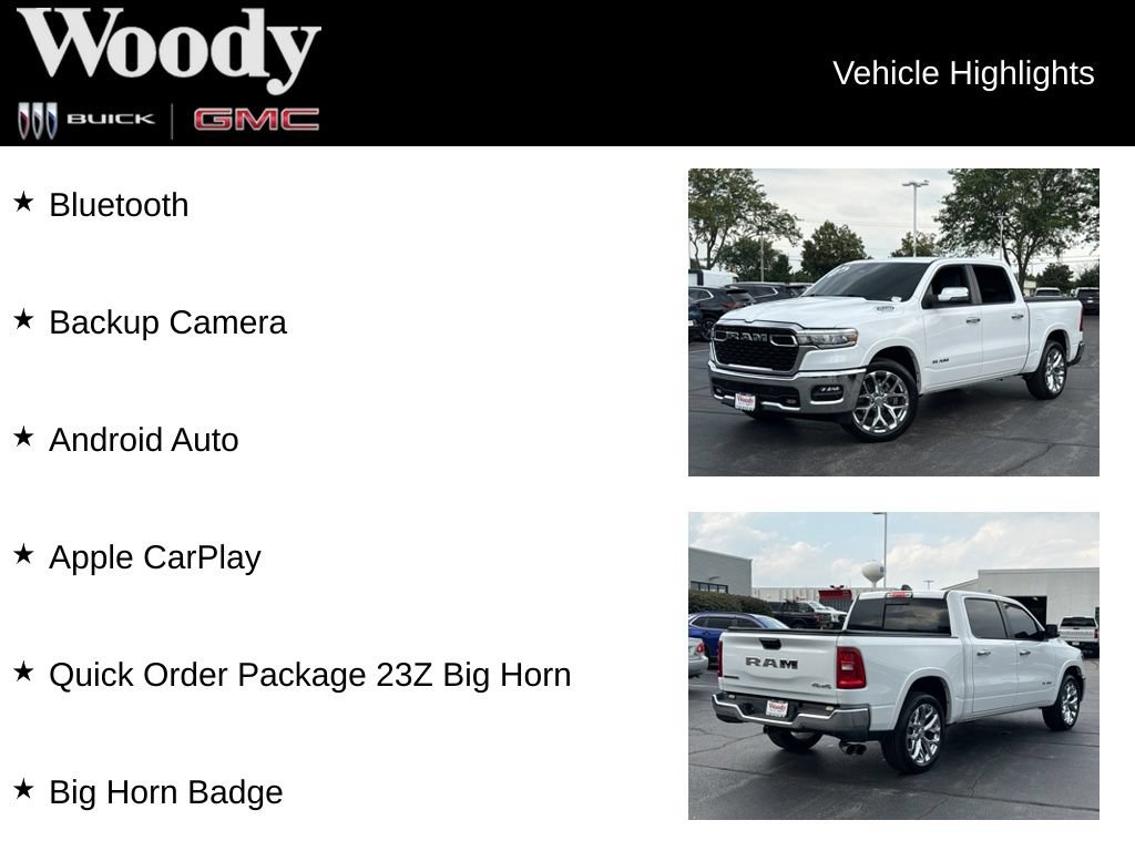 Used 2025 RAM 1500 Big Horn AWD/4WD image 3