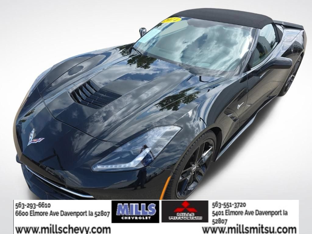 Used 2014 Chevrolet Corvette Stingray Convertible w/ 3LT Preferred Equipment Group RWD image 1