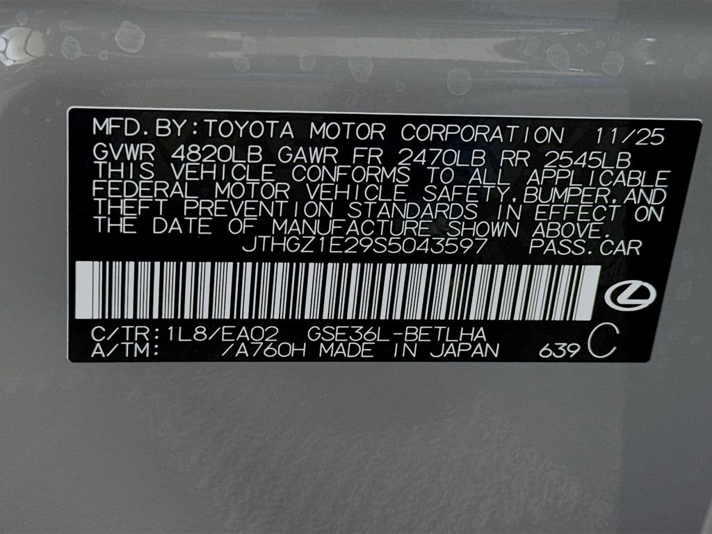 Used 2025 Lexus IS 350 F Sport image 32