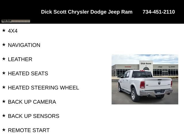 Used 2016 RAM 1500 Laramie w/ Convenience Group AWD/4WD image 9