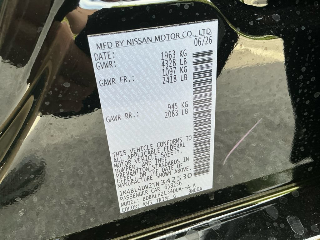 New 2026 Nissan Altima 2.5 SV FWD image 30