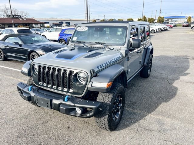 Used 2021 Jeep Wrangler Unlimited Rubicon 4xe w/ Steel Bumper Group image 4