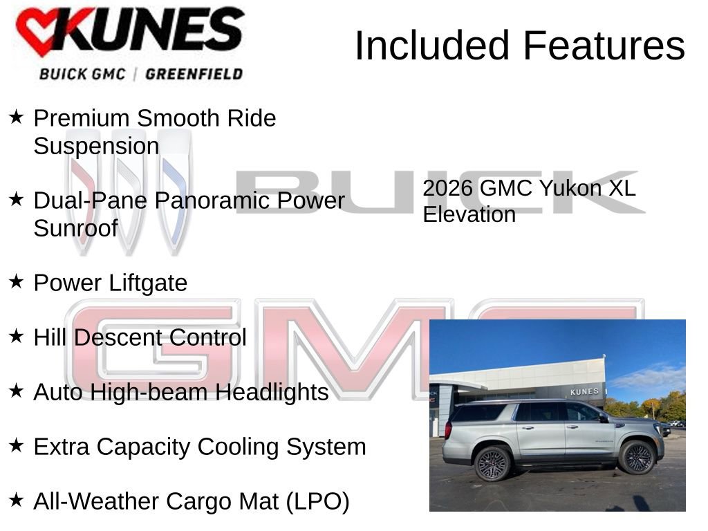 New 2026 GMC Yukon XL Elevation w/ Elevation Premium Package image 4