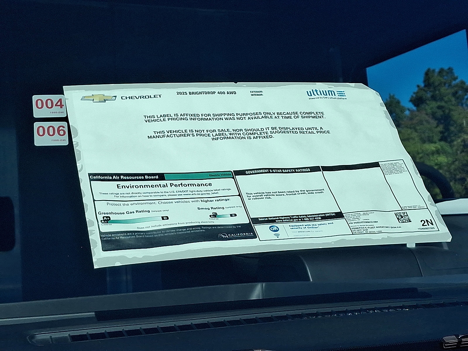 New 2025 Chevrolet Brightdrop 400 w/ Battery Pack, Max Range image 14