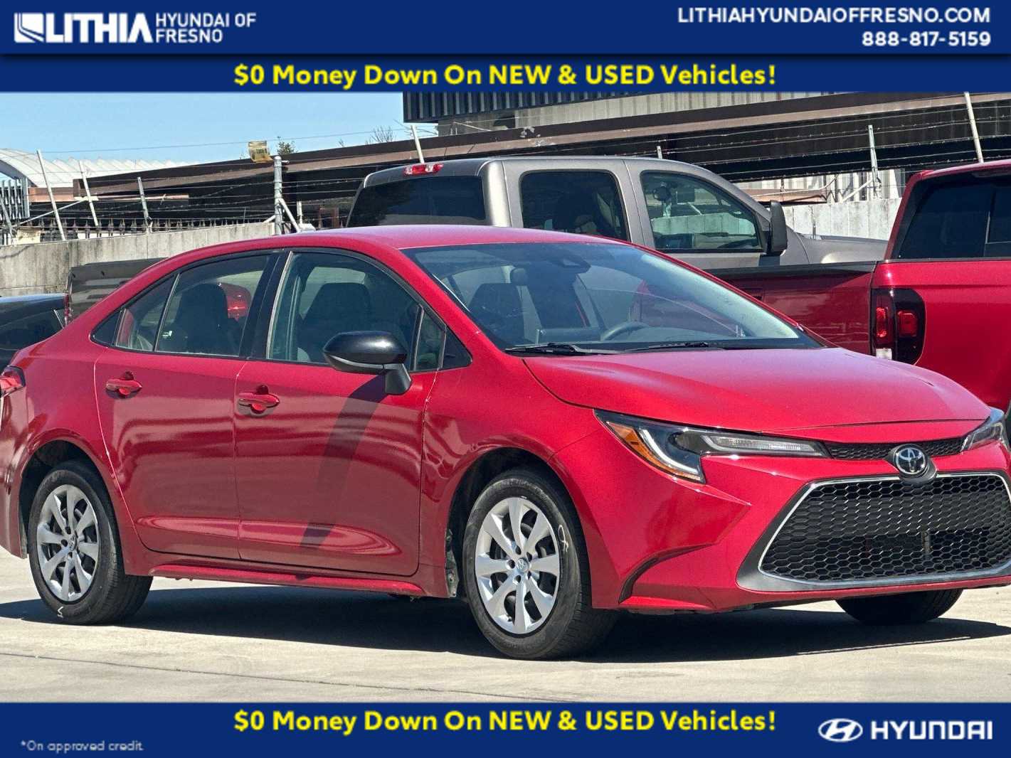 Used 2021 Toyota Corolla LE w/ Body Protection Package (TMS) FWD image 1