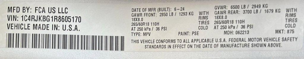 Used 2024 Jeep Grand Cherokee L Limited w/ Luxury Tech Group II image 25