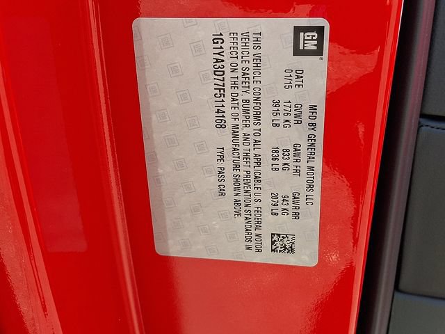 Used 2015 Chevrolet Corvette Stingray Convertible RWD image 27