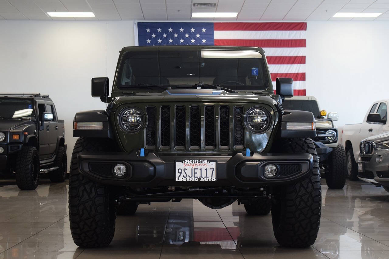 Used 2022 Jeep Wrangler Unlimited Rubicon 4xe w/ Cold Weather Group AWD/4WD image 2