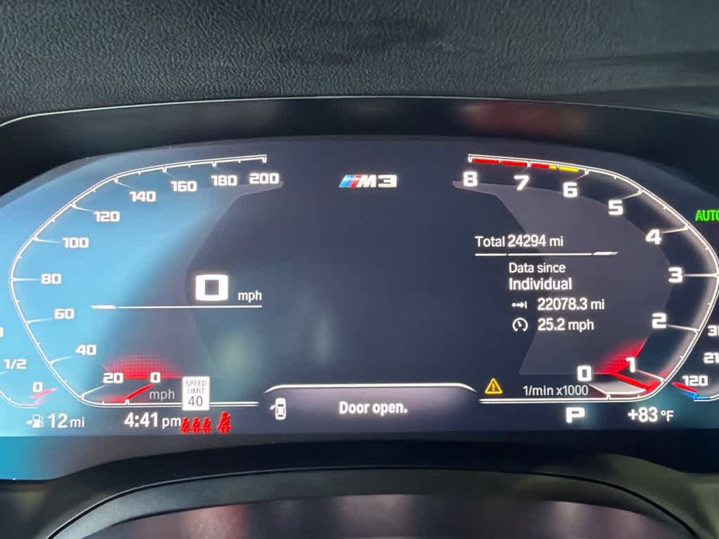Used 2021 BMW M3 Competition w/ Parking Assistance Package RWD image 26