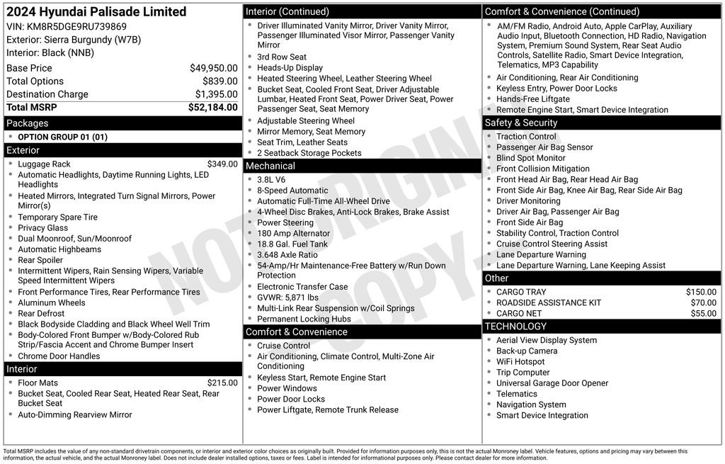 Used 2024 Hyundai Palisade Limited image 28