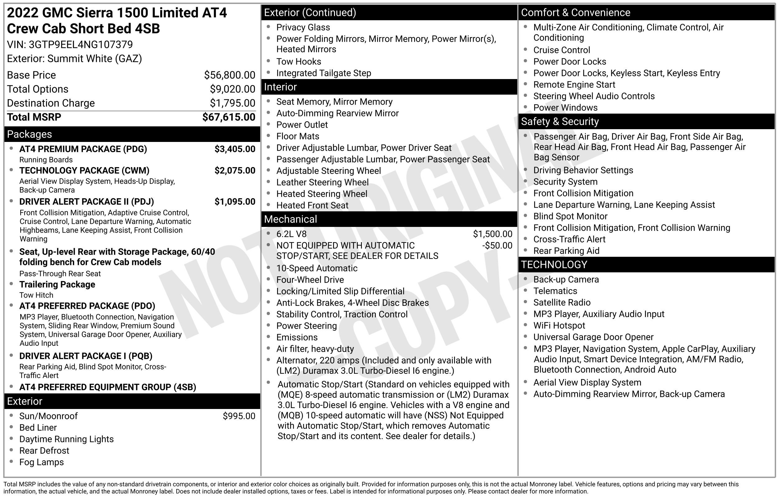 Used 2022 GMC Sierra 1500 AT4 w/ AT4 Premium Package AWD/4WD video 2